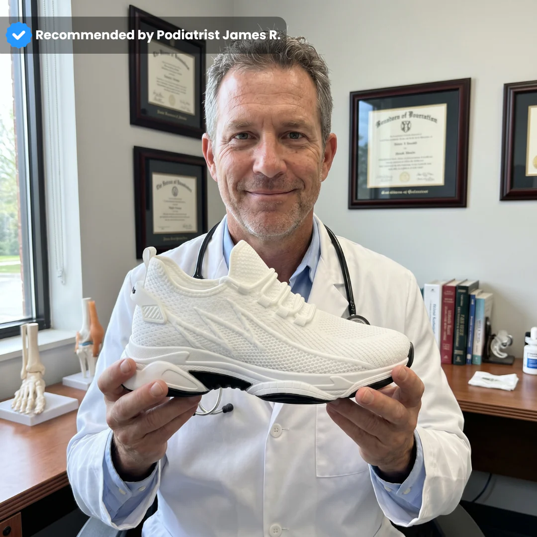 Alex | Heel-Lifted Sneakers for Achilles Pain - Image 3