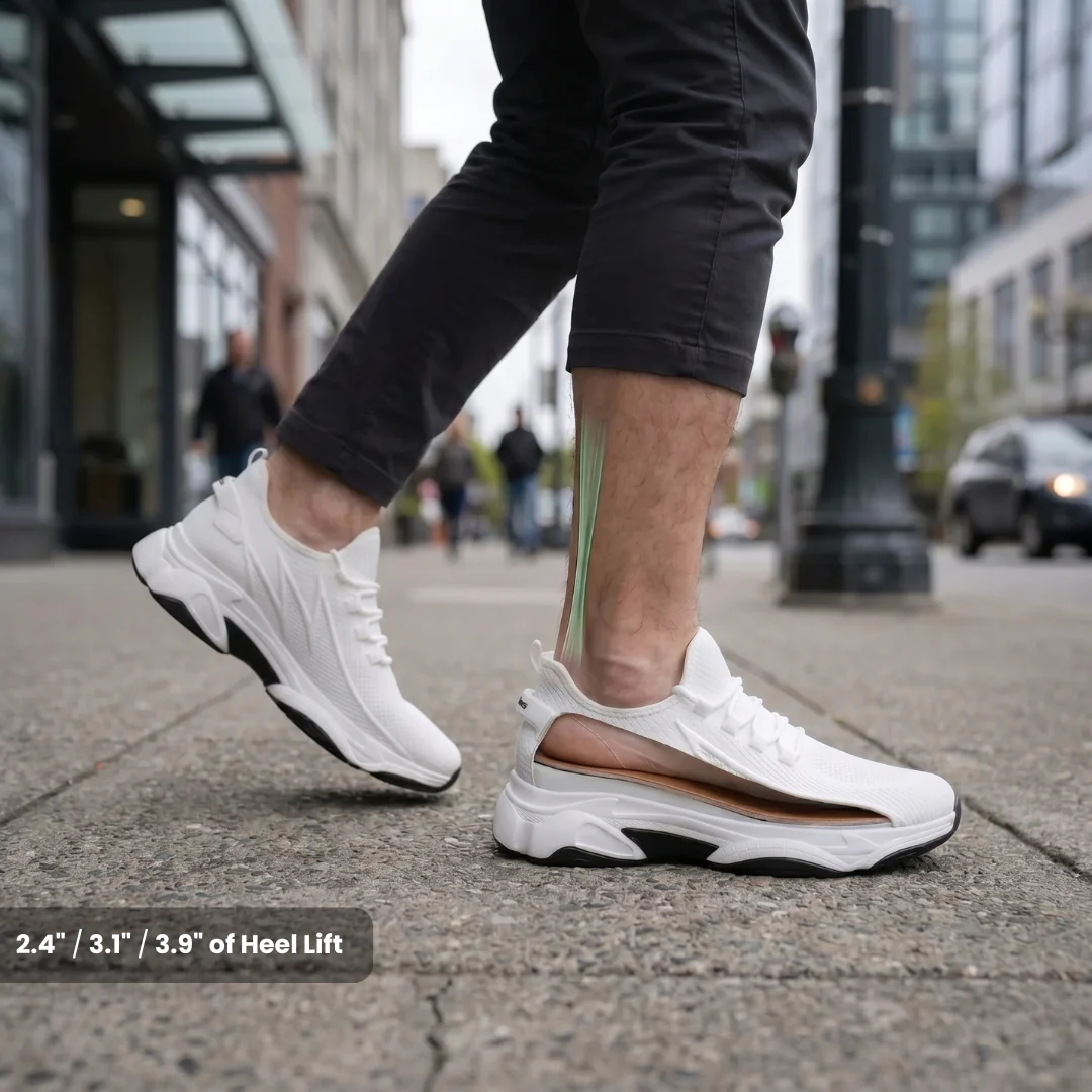 Alex | Heel-Lifted Sneakers for Achilles Pain - Image 5